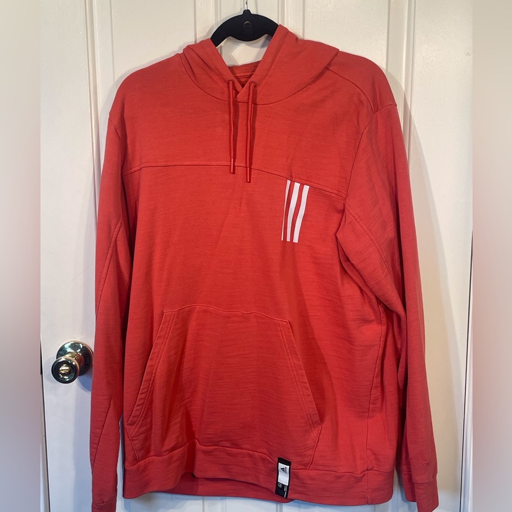 Red Adidas Light Weight Hoodie